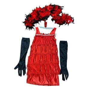 Spirit Halloween Costume Flapper Charleston Cutie Women Size Small 4-6